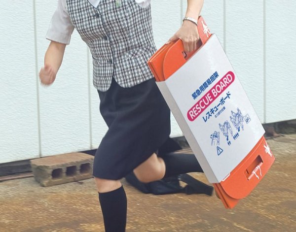 画像2: 緊急用簡易担架　レスキューボード　関連画像　※こちらのページからは購入不可 (2)