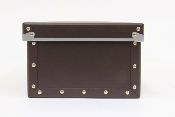 画像2: 硬質パルプボックス　フタ式　チャ (2)