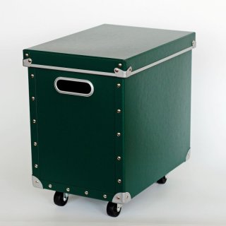 硬質パルプボックス フタ式大 グリーン - 安達紙器工業株式会社