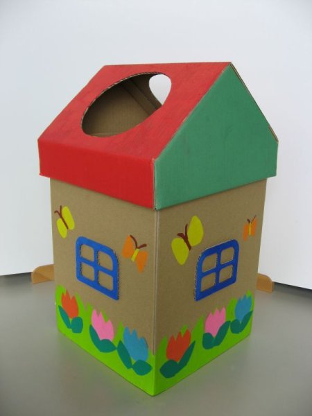 画像6: ダストボックス工作キット（段ボール） (6)