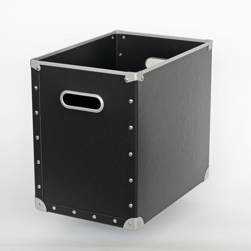 硬質パルプボックス フタ式大 ブラック - 安達紙器工業株式会社